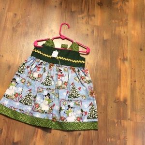 Homemade Green Christmas jumper